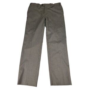 Ralph Ralph Lauren Slim Fit Dress Pants Men 36W Black White Houndstooth Stretch